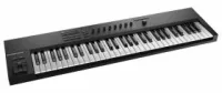 MIDI клавиатура [25244] Native Instruments [KOMPLETE KONTROL A61] 61 клавиша, полувзвешенная, 8 ручек управления, колеса высоты тона и модуляции, 4-позиционный энкодер, OLED-дисплей, TRS-вход для педали, USB-порт