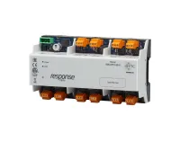 ETC RSN-OPTO-8DIN Response Opto-Splitter - 8 Port DIN with Terminal Сплиттер (разветвитель) DMX-сигнала, 1 вход (IN), 1 сквозной (THRU), 8 выходов (OUT), поддерживаемые протоколы DMX-512/RDM, подключение сигнала - трехконтактная колодка. Исполнение - блок