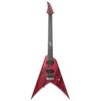 Solar v1.6 canibalismo  электрогитара, hh, evertune, цвет красный, чехол в комплекте
