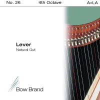Harp A4 string Bow Brand Lever Natural Gut - Lever harp A 4 octave gut string