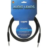 Klotz b4pp1-0100  кабель jack stereo - jack stereo, разъёмы neutrik, 1 м
