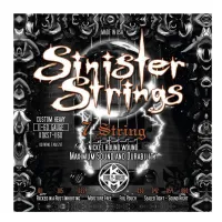 KERLY KQXS7-1160 Sinister 7 Strings Nickel Plated Steel Tempered струны для 7-струнной электрогитары
