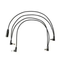 Rockboard flat daisy chain dc4 a  разветвитель 9в питания пассивный (кабель) 1 на 4, угловой