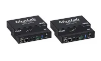 Комплект из приемника и передатчика HDMI / HDBT [500459-100] MuxLab [500459-100] , управление RS232, 4K/60 до 100м
