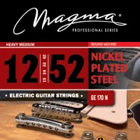 Magma Strings GE170N - Струны для электрогитары 12-52, Серия: Nickel Plated Steel, Калибр: 12-15-24-28-38-52.