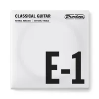 Dunlop dcy01ens nylon crystal treble e-1  струна e, 1я стр. для клас гитары, нейлон, посер медь