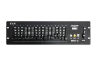 STAGE4 DIRECT 16  - Контроллер управления светом / DMX-512 / одновременно не более 16 DMX-каналов / 16 фейдеров + мастер фейдер / Три кнопки навигации (UP, DOWN, ENTER) / LCD-дисплей / Два режима питания: от сети 220В и от сменного элемента питания 9V (в
