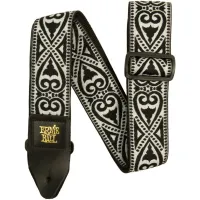 ERNIE BALL 5345 Jacquard Black Heart - Ремень для гитары