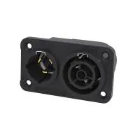 Seetronic SAC3PX- Комбинированный панельный разъем powerCON 20 A (вилка и розетка) для входа и выхода питания, IP65