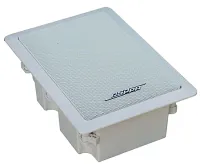 DSPPA DSP-557 2-х полосный потолочный "прямоугольный"  громкоговоритель с противопожарным пластиковым колпаком 6.5"х 1",  20Вт, 80-20000Гц