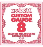 Ernie Ball 1008 струна для электро и акустических гитар. Сталь, калибр .008