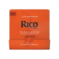 RJA0125-B25 Rico Трости для саксофона альт, размер 2.5, 25шт в индивидуальной упаковке, Rico