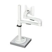 FORMING FUNCTION 4181502601- Настольный шарнирный кронштейн серии OSLO для 1 монитора, макс. нагрузка 14 кг, струбцина, белый