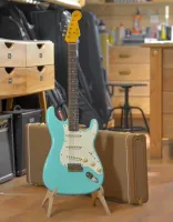 Fender Custom Shop '59 STRATOCASTER - JOURNEYMAN RELIC, FADED AGED SEAFOAM GREEN электрогитара, цвет зеленый, кейс в комплекте