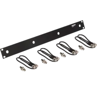 SHURE UA440 Комплект для монтажа антенн фронтального, 4 кабеля BNC-BNC (60 см) и 4 встраиваемых разъёма.