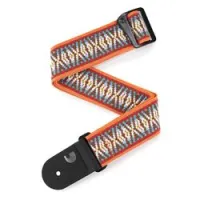 Planet waves 50g08  гитарный ремень, 50 мм, нейлон, "sunrise hootenanny", кожаные наконечники