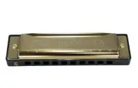 H1005GD Губная гармошка, тональность С, золотая, JDR