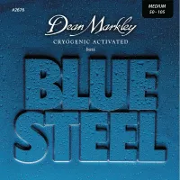 DM2676 Blue Steel Комплект струн для бас-гитары, сталь, 50-105, Dean Markley