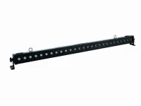 Eurolite LED Bar RGB 27/1 black 30° Линейный светильник (панель) RGB на светодиодах, 27 шт по 1 Вт, угол раскрытия  30°. Управление DMX 12 каналов, функция ведущий/ведомый, звуковая активация. 14 встроенных программ.  Программируемая скорость смены цвета,