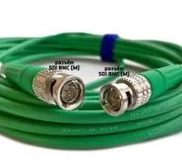 12G SDI BNC-BNC (mob) (green) 15 метров мобильный/сценический кабель (зелёный) GS-PRO