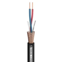Adam hall k5m250 - кабель микрофонный, 2 х 0.50 мм2, черный