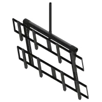 Потолочное крепление для видеостены 2х2 Peerless-AV DS-VWT955-2X2 для панелей 40-55", VESA 600x400 мм, суммарная нагрузка до 182кг, штанга и потолочная пластина в комплект не входят