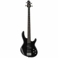 Action Bass Plus BK бас-гитара 4 струны, корпус тополь, кленовый привинченный гриф, накладка палисандр, звукосниматели Powersound 2PJ-bass, активная электроника, 24 ладa, мензура 34", цвет Black, Cort