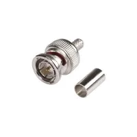 Sommer Cable BNC0.6/2.8FK- Коаксиальный обжимной разъем HICON BNC-Crimp под байонетный запор, кабельное гнездо, позолоченное, 75 Oм