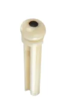 String pin Acura GP-N15 - Bone acoustic guitar string pin with ebony inlay, per piece
