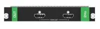 Модуль c 2 выходами 4К HDMI; поддержка 4К60 4:4:4 Kramer Electronics [MC3-2HO/STANDALONE]