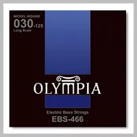Olympia EBS 466 Nickel Wound струны для 6-ти струнных бас гитар, натяжение Light, калибры струн .030w, .045w, .065w, .080w, .100w, .125w, мензура Long