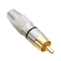 Adam hall 7620 blk  кабельный разъем rca (тюльпан) папа, металл