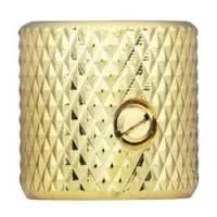 Hosco h-mkg-19ff  ручка потенциометра цилиндрическая с закруглеными краями, gold