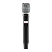 Shure qlxd2/b87c ручной передатчик shure серии qlxd с капсюлем микрофона beta87c, g51 470-534 мгц