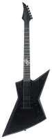 Solar guitars e2.6bop sk  электрогитара, hh, t-o-m, цвет черный, чехол в комплекте