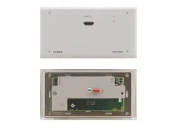 Настенная панель, приёмник Kramer Electronics [WP-580R/EU(W)-86] сигнала HDMI, RS-232 и ИК из кабеля витой пары (TP), до 70 м