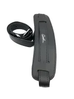037278 Retro Deluxe Ремень для гитары, кожаный, черный, Godin