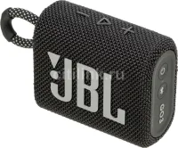 JBL GO 3 BLK беспроводная портативная акустическая система с влагозащитой, цвет - чёрный