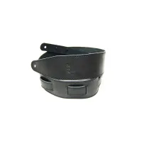 FL66017L11 Leather 11 Ремень для гитары, кожаный, черный, Fidel