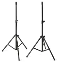 LS2 телескопические подставки для громкоговорителей до 25 кг, металл сталь, высота регулировки до 1824 мм, комплект 2 штуки, цвет черный, вес комплекта 6,2 кг, размеры в упаковке 890х241х140 мм,Samson