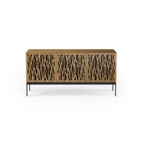 Стойка BDI Elements 3-секционная под телевизор, Tempo Doors, Walnut (8777)