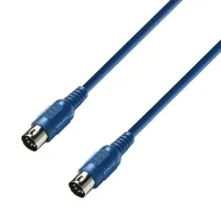 Adam hall k3midi0075blu - midi-кабель, 0.75 м, синий