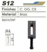 Gotoh s12-c  набор седел для strat/ tele, (6 шт. ), modern style, латунь, цвет хром