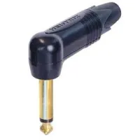 Neutrik NP2RX-B  джек моно угловой 6,3 мм, металл, professional, черный