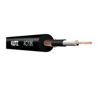 KLOTZ AC 106SW Инструментальный кабель, двойной экран, низкая емкость, внеш.д.6.5мм, цвет черный , катушка 100 м