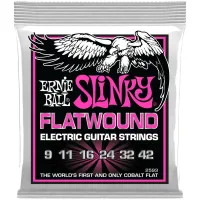 ERNIE BALL 2593 Slinky Flatwound Super 9-42 - Струны для электрогитары