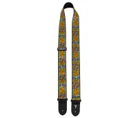 Perri's TWS-7276 - Ремень для гитары, Серия: JACQUARD, Материал: жаккард, Рисунок: цветочный паттерн, Ширина ремня: 6.35 см, Длина: 99 - 147 см