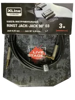 Xline Cables RINSTJACK-JACK 9003 Кабель инструментальный Jack 6,35mm mono - Jack 6,35mm mono 90°