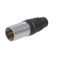 Seetronic SCHM5 Разъем cannon кабельный 1шт., папа 5-ти контактный, для кабеля диметром: 3,5-9мм., корпус: нержавеющая сталь, покрытие контактов: золото, цвет: серебро,