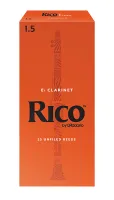 RBA2515 Rico Трости для кларнета Eb, размер 1.5, 25шт, Rico